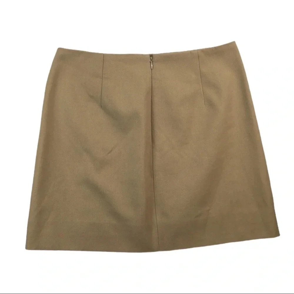 BT182 J. Crew Preppy Wool A Line Career Skirt 8P - Picture 4 of 5